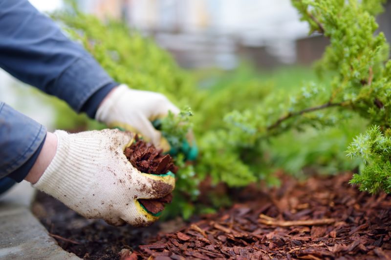 Brown Mulch Installation in Ventura County, CA