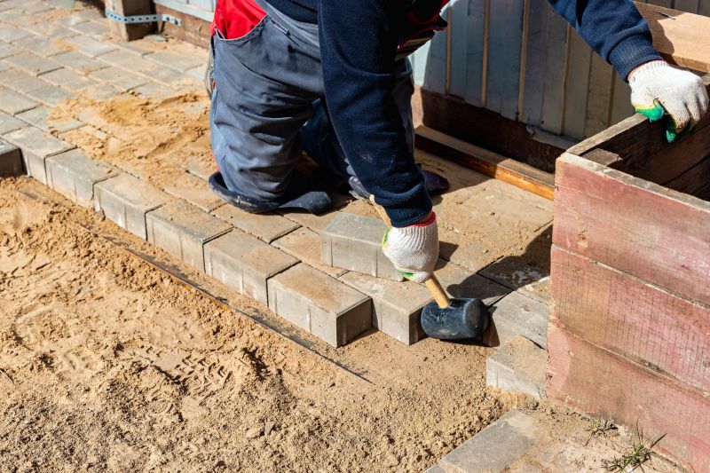 Patio Brick Installation in Danbury, CT