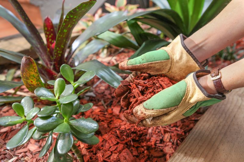 Pine Bark Mulch Installation in Ventura County, CA